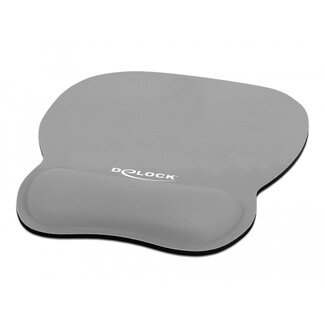 DeLOCK Delock Ergonomic Mouse pad with Wrist Rest grey 245 x 206 mm