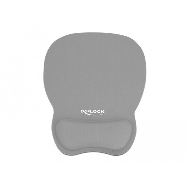 Delock Ergonomic Mouse pad with Wrist Rest grey 245 x 206 mm