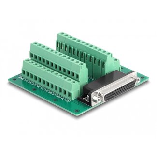 DeLOCK Delock D-Sub HD 44 pin female to Terminal Block for DIN rail