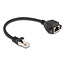 Delock RJ50 Extension Cable male to female S/FTP 0.25 m black