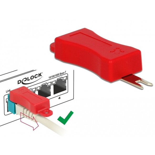 Delock Tool for RJ45 Secure Clip 4 pieces