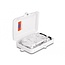 Delock Fiber Optic Distribution Box for indoor and outdoor IP65 waterproof lockable 6 port white