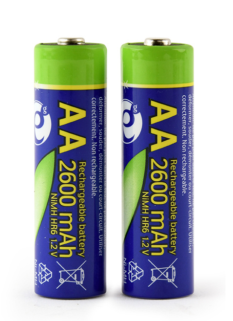 EnerGenie EG-BA-AA26-01 Nikkel Metaal Hydride 2600mAh 1.2V oplaadbare batterij/accu