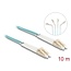 Delock Optical Fiber Cable LC Duplex to LC Duplex Multi-mode OM3 angled 10 m