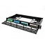 Delock Fiber Optic Adapter Panel LC Duplex UPC 12 Port blue