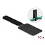 Delock Mini Hook-and-Loop Cable Holder L 90 mm x W 24 mm self-adhesive 10 pieces black