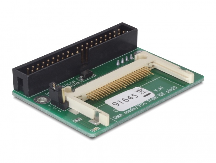 DeLOCK Card Reader IDE 40pin to Compact Flash. Compatibele besturingssystemen: DOS, Windows 3.1/NT4/98SE/ME/2000/XP/Vista, Unix, Linux