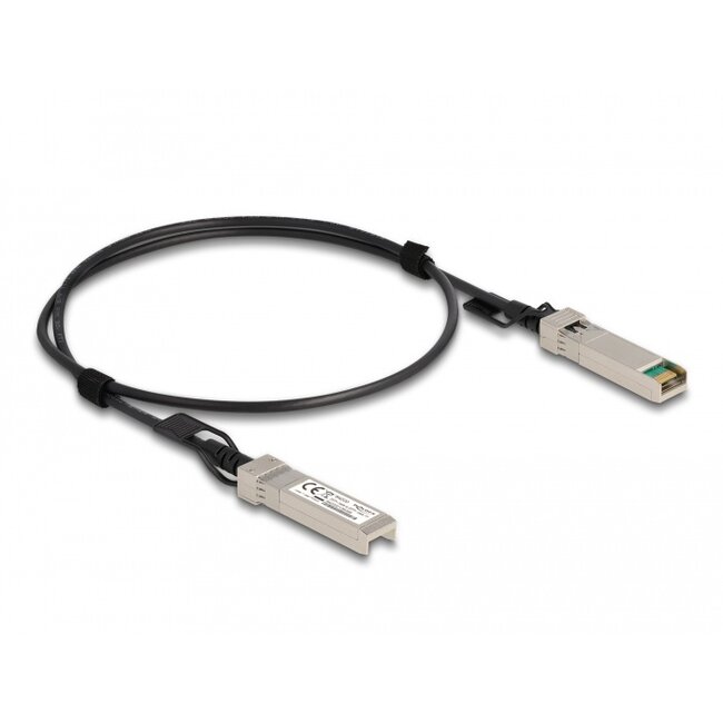 Delock Cable Twinax SFP+ male to SFP+ male 1 m