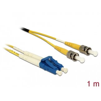 DeLOCK Delock Cable Optical Fibre LC > ST Singlemode OS2 1 m