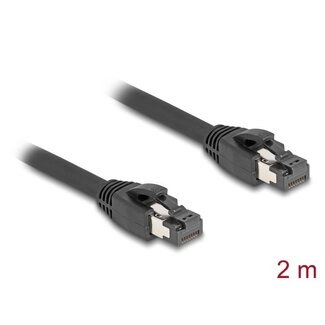 DeLOCK Delock RJ45 Network Cable Cat.8.1 S/FTP 2 m up to 40 Gbps black