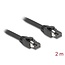 Delock RJ45 Network Cable Cat.8.1 S/FTP 2 m up to 40 Gbps black