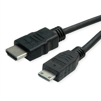ROLINE GREEN ROLINE GREEN HDMI High Speed ​​Kabel met Ethernet, HDMI male - Mini HDMI male, 2 m