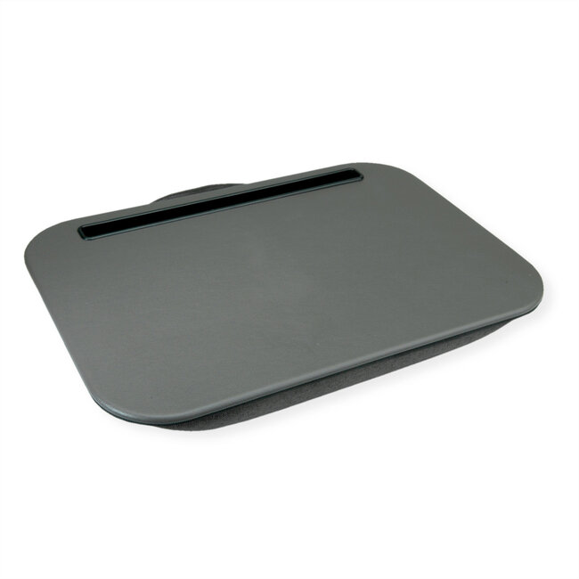 VALUE schootblad / laptop-/tabletblad met kussen, grijs