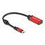 Delock USB Type-C™ to HDMI Adapter (DP Alt Mode) 8K 60 Hz with HDR function red