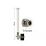 Delock LoRa 868 MHz Antenna N jack 3 dBi 32 cm omnidirectional fixed pole mount white outdoor