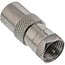 InLine® Adapter F-Male (SAT) auf IEC-Female (Antenne),