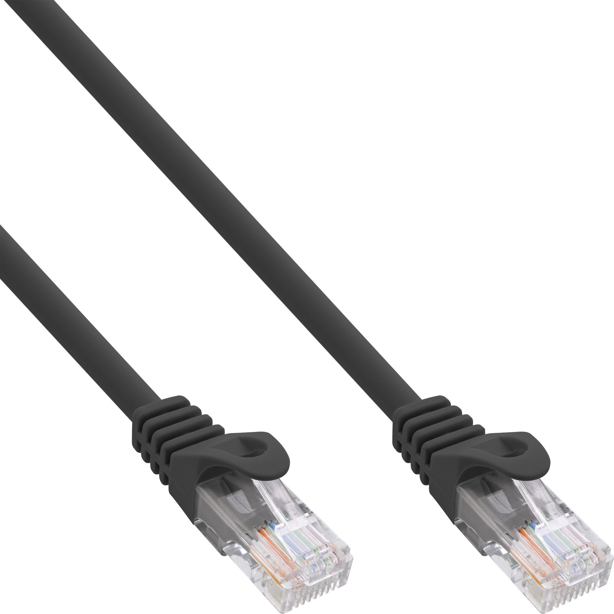 InLine 4043718123049 netwerkkabel 0,5 m Cat5e U/UTP (UTP) Zwart