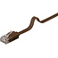 Goobay CAT 6 Flat Patch Cable, U/UTP, dark brown 3 m