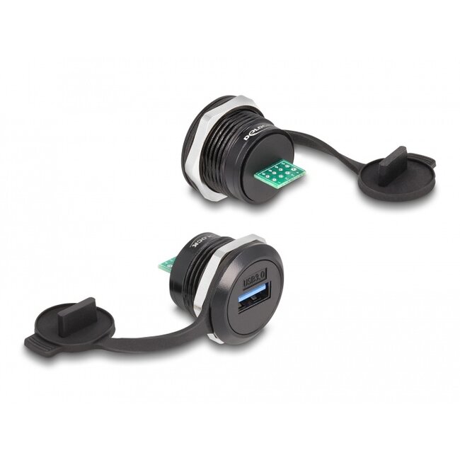 Delock USB 3.2 Gen 1 Type-A to PCB built-in connector with protective dust cap