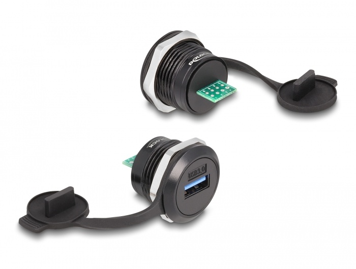DeLOCK Delock USB 3.2 Gen 1 Type-A to PCB built-in connector with protective dust cap