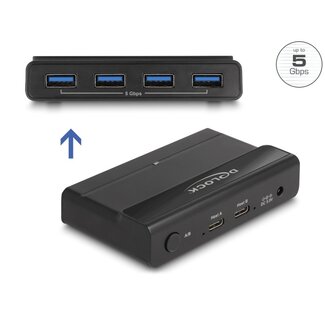 DeLOCK Delock USB 5 Gbps Switch 4 x Device and 2 x Host