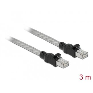 DeLOCK Delock RJ45 Cable Cat.6A U/FTP with metal jacket 3 m