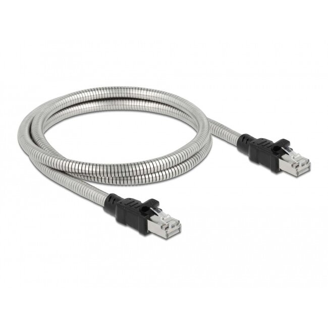 Delock RJ45 Cable Cat.6A U/FTP with metal jacket 3 m
