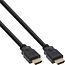 InLine® HDMI kabel, 19-pins M/M, zwart, vergulde contacten, 1.5m