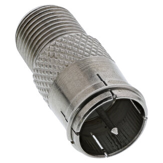 InLine® InLine® Adapter F-Quick-Male (SAT) auf F-Female (SAT),