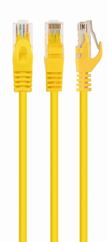Gembird PP6U-0.25M/Y. Snoerlengte: 0,25 m, Kabel standaard: Cat6, Kabelafscherming: U/UTP (UTP), Aansluiting 1: RJ-45, Aansluiting 2: RJ-45