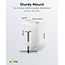 Goobay Replacement Table Clamp for Magnifying Lamps with Articulated Arm, white