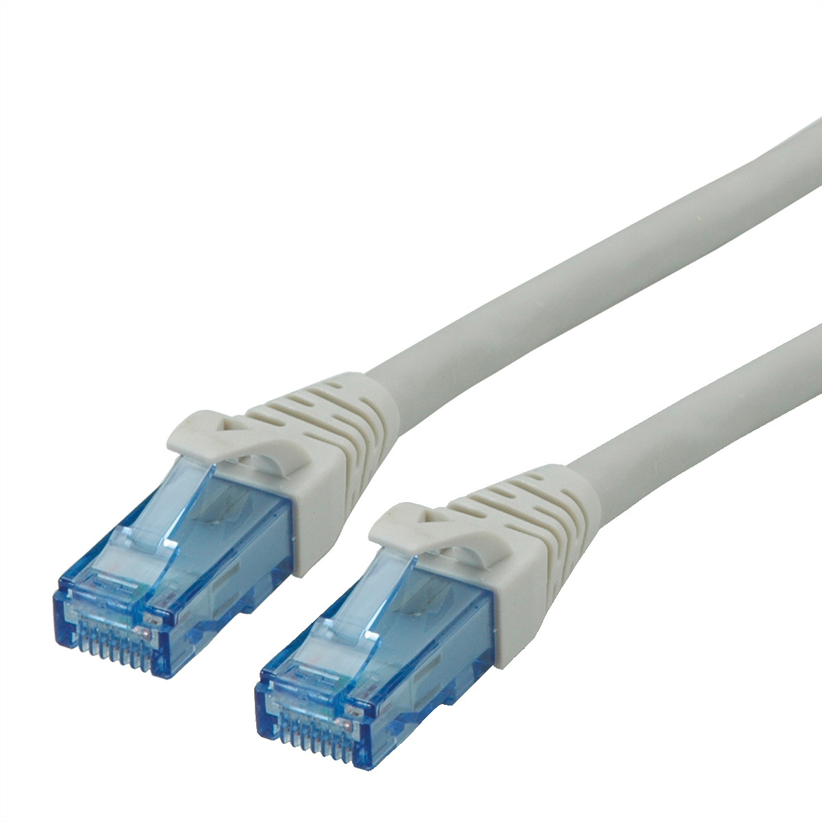 Roline 21.15.2708 RJ45 Netwerkkabel, patchkabel CAT 6A U/UTP 15.00 m Grijs Onafgeschermd, Halogeenvrij, Vlambestendig 1 stuk(s)