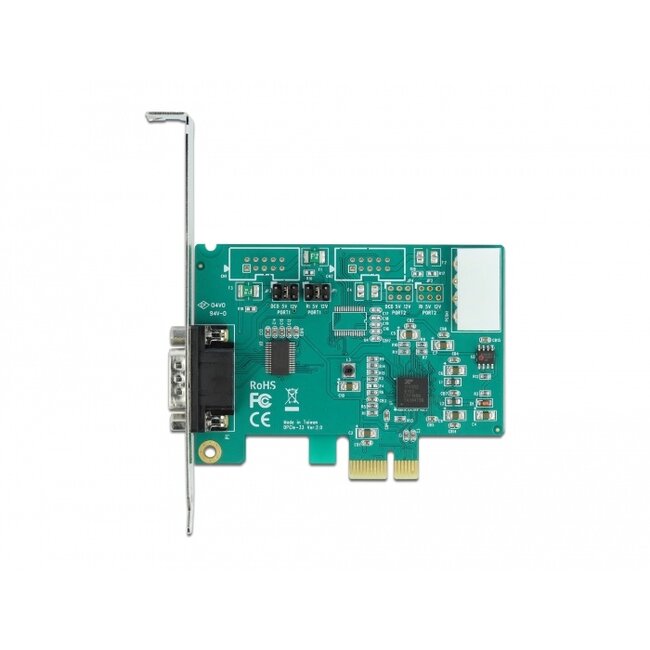 Delock PCI Express Card to 1 x Serial RS-232 High Speed 921K with Voltage supply