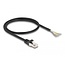 Delock Cable RJ50 male to open wire ends S/FTP 0.5 m black