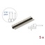 Delock Pin header 20 pin, pitch 2.54 mm, 1-row, angled, 5 pieces