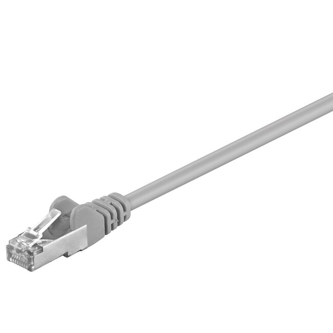Goobay CAT 5e Patch Cable, F/UTP, grey 1.5 m