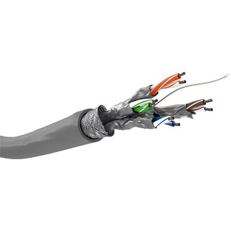 Goobay Goobay CAT 6 network cable, S/FTP (PiMF), grey 100 m