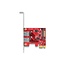 Delock PCI Express x1 Card to 2 x external USB 5 Gbps Type-A female - Low Profile Form Factor