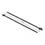 Delock Beaded Cable Tie reusable L 150 x W 2.4 mm black 100 pieces