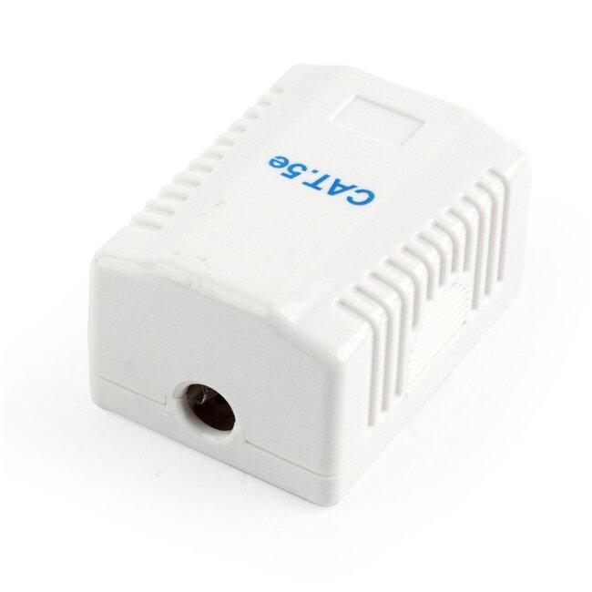 CAT5E UTP LAN-opbouwdoos, 1-poorts