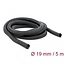 Delock Braided Sleeving self-closing 5 m x 19 mm black