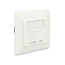 Delock Modular Wall Outlet flush mount 2 Port Cat.6A LSA