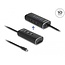 Delock 3 Port USB 10 Gbps Hub including SD and Micro SD Card Reader with USB Type-C™ connector 60 cm Cable and Switch for each port