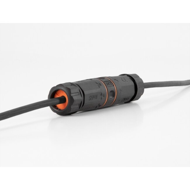 Delock Cable connector LSA to LSA Cat.6A IP68 waterproof black