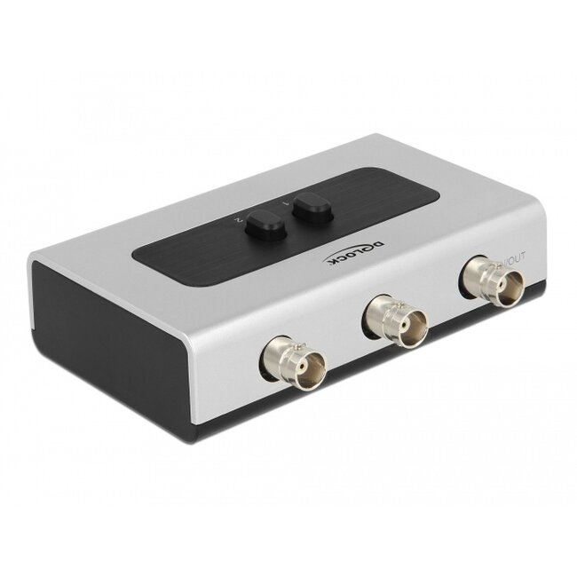 Delock Switch BNC 2 port manual bidirectional