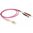 Delock Cable Optical Fibre LC > ST Multi-mode OM4 1 m