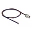 Delock M8 panel-mount cable A-coded 3 pin female for panel with open cable ends front mounting 0.5 m