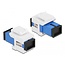 Delock Keystone Module SC Simplex female to SC Simplex female blue / white