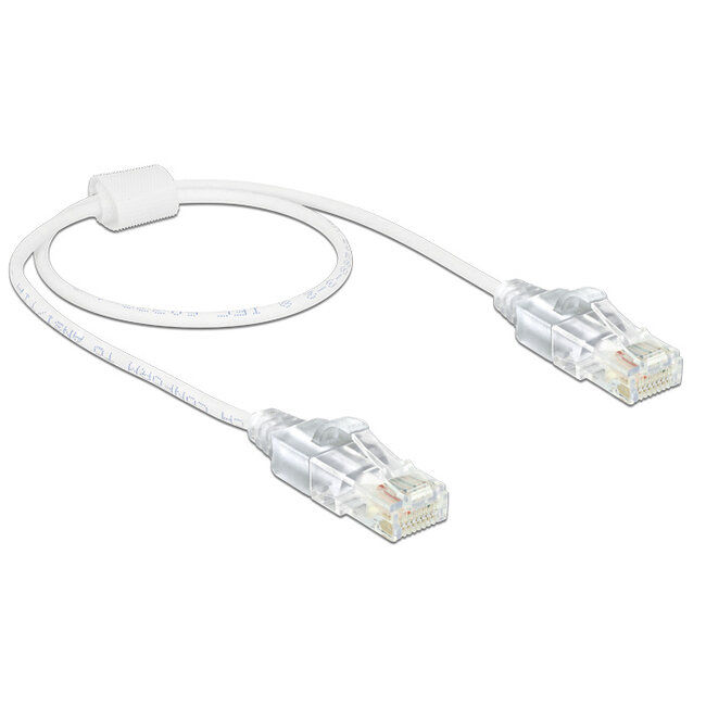 Delock Cable RJ45 Cat.6 UTP Slim 0.5 m