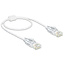 Delock Cable RJ45 Cat.6 UTP Slim 0.5 m